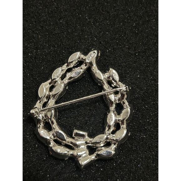B. David Green Rhinestone Brooch - Picture 2 of 2